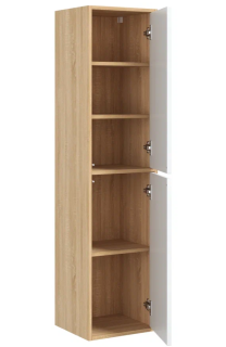 Пенал подвесной Onika Дайлер 403568 35см белый/дуб сонома